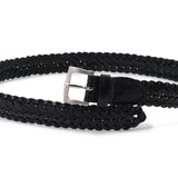 アリゲーターメッシュベルト ブラック