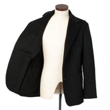 グアナコ15% カシミヤ85% ブラックジャケット