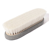 山羊毛 象革洋服ブラシ グレー