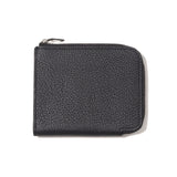 トリヨン・モーリス L字 ジップウォレット ブラック