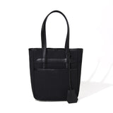 【1/29(木)19:00販売開始予定】LIAM キャンバスレザー ミドルトートバッグ ブラック