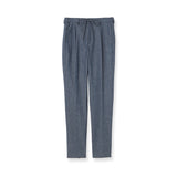 【3月3日19時販売開始予定】コットンシャンブレー インディゴ ドローコードトラウザーズ