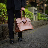 PATTINA フラップトートバッグ アルデンヌ マロン