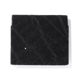 葉合せ2つ折り財布 象革