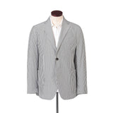 シャツファブリック コットンストライプジャケット