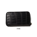 【11/27(木)19:00 販売開始予定】クロコダイル ミッドジップウォレット ブラック