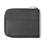 トリヨン・モーリス L字 ジップウォレット ブラック