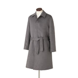 PIACENZA カシミヤ シングルバルカラーコート グレー