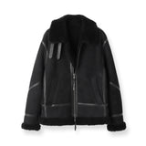 【11/3(火)19:00販売開始予定】B-3 ムートンフライトジャケット ブラック