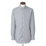 セミワイドカラーシャツ ロンドンストライプ ネイビー