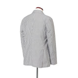 シャツファブリック コットンストライプジャケット