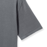 【4/28(火)19:00販売開始予定】14ゲージウォッシャブルシルク クルーネックニットTシャツ グレー