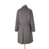 PIACENZA カシミヤ シングルバルカラーコート グレー