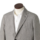 ハードマンズリネン ハウンドトゥース ジャケット