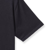 【4/28(火)19:00販売開始予定】14ゲージウォッシャブルシルク クルーネックニットTシャツ ブラック