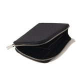 トリヨン・モーリス L字 ジップウォレット ブラック