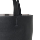 PASSEGGIATA ミドルトートバッグ サドルレザー ブラック