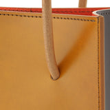 LIBERO ミニバッグ コードバン ウィスキー×ブラック