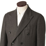 【11月中旬〜下旬頃発送予定】ヴィンテージカシミヤ ブラウングレー ダブルジャケット