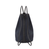 【6月中旬頃発送予定】「福島ティアモ雄介氏 完全監修」 WILLIAM キャンバスレザー 3WAYショルダーバッグ ネイビー