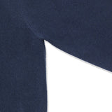 カシミヤフェルテッド クルーネックニット ネイビー