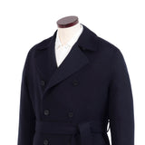 COLOMBO カシミヤ ダブルフェイスコート ネイビー