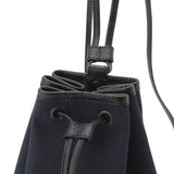 【6月中旬頃発送予定】「福島ティアモ雄介氏 完全監修」 WILLIAM キャンバスレザー 3WAYショルダーバッグ ネイビー