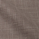 【1/24(土)13:00販売開始予定】Ermenegildo Zegna シルクウールリネン 千鳥柄 ポケットチーフ グレージュ