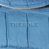 馬蹄(ばてい)クロコダイルコインケース ライトブルー