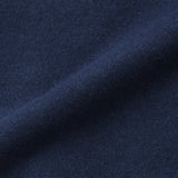 カシミヤフェルテッド クルーネックニット ネイビー