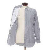 セミワイドカラーシャツ ロンドンストライプ ネイビー