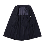 ウールカシミヤネイビー シングルチェスターコート