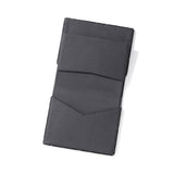 葉合せ2つ折り財布 象革