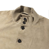 ライトウエイトスエード バルスタリーノブルゾン ベージュ