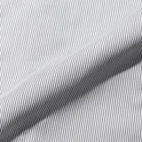 セミワイドカラーシャツ ペンシルストライプ ネイビー