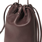 Coulisse 巾着袋 サドルレザー ブラウン