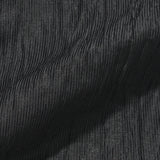 コットンリネン楊柳 ドローコードトラウザーズ ブラック