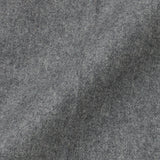 ARECHI ウールカシミヤナイロンストレッチ 1プリーツテーパードパンツ グレー