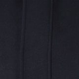 カシミヤフーデッドコート ネイビー