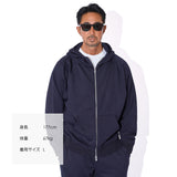 【10/24(土)18:00販売開始予定】熟成スーピマコットン スエット ジップパーカー ネイビー
