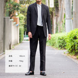 2WAYストレッチナイロン セットアップ ブラック