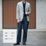 ハードマンズリネン ハウンドトゥース ジャケット