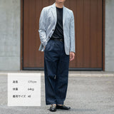 シャツファブリック コットンストライプジャケット