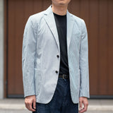 シャツファブリック コットンストライプジャケット