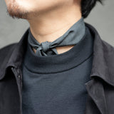 【1/24(土)13:00販売開始予定】SUPER140 ウール ネッカチーフ グレー