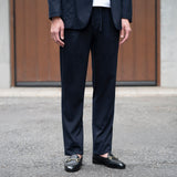 【3/17(火)19:00販売開始予定】接触冷感 ジャージドローコードトラウザーズ ネイビー