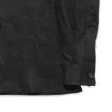ハードマンズリネン CPOシャツジャケット ブラック