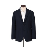 ネイビーウールホップサックジャケット