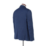 Loro Piana カシミヤリネンバーズアイ ジャケット ブルー