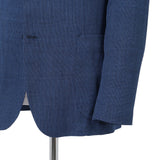 Loro Piana カシミヤリネンバーズアイ ジャケット ブルー